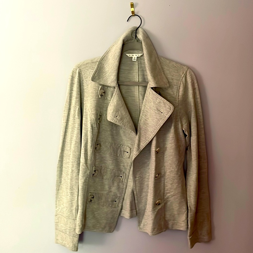 Cabi heather grey jacket